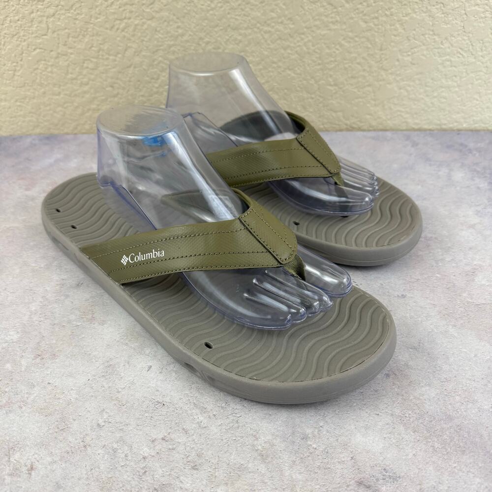 Columbia Techsun Vent Flip Men's Size 12 Green Sandal NEW